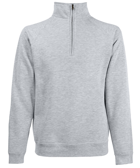 Fruit of the Loom Classic 80/20 zip neck sweatshirt