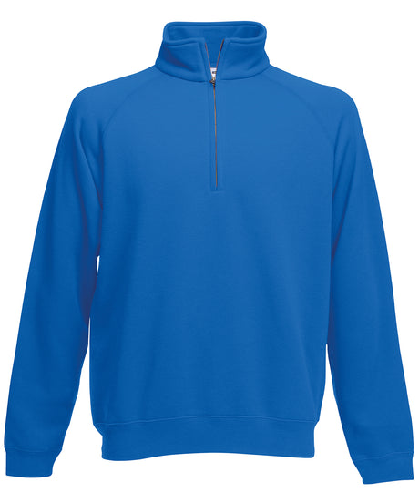 Fruit of the Loom Classic 80/20 zip neck sweatshirt