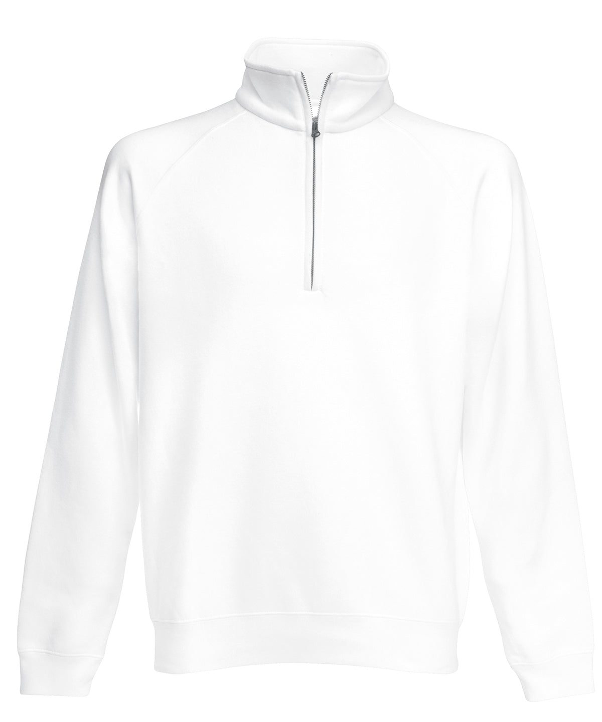 Fruit of the Loom Classic 80/20 zip neck sweatshirt