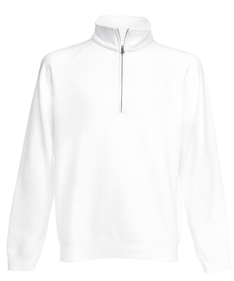 Fruit of the Loom Classic 80/20 zip neck sweatshirt