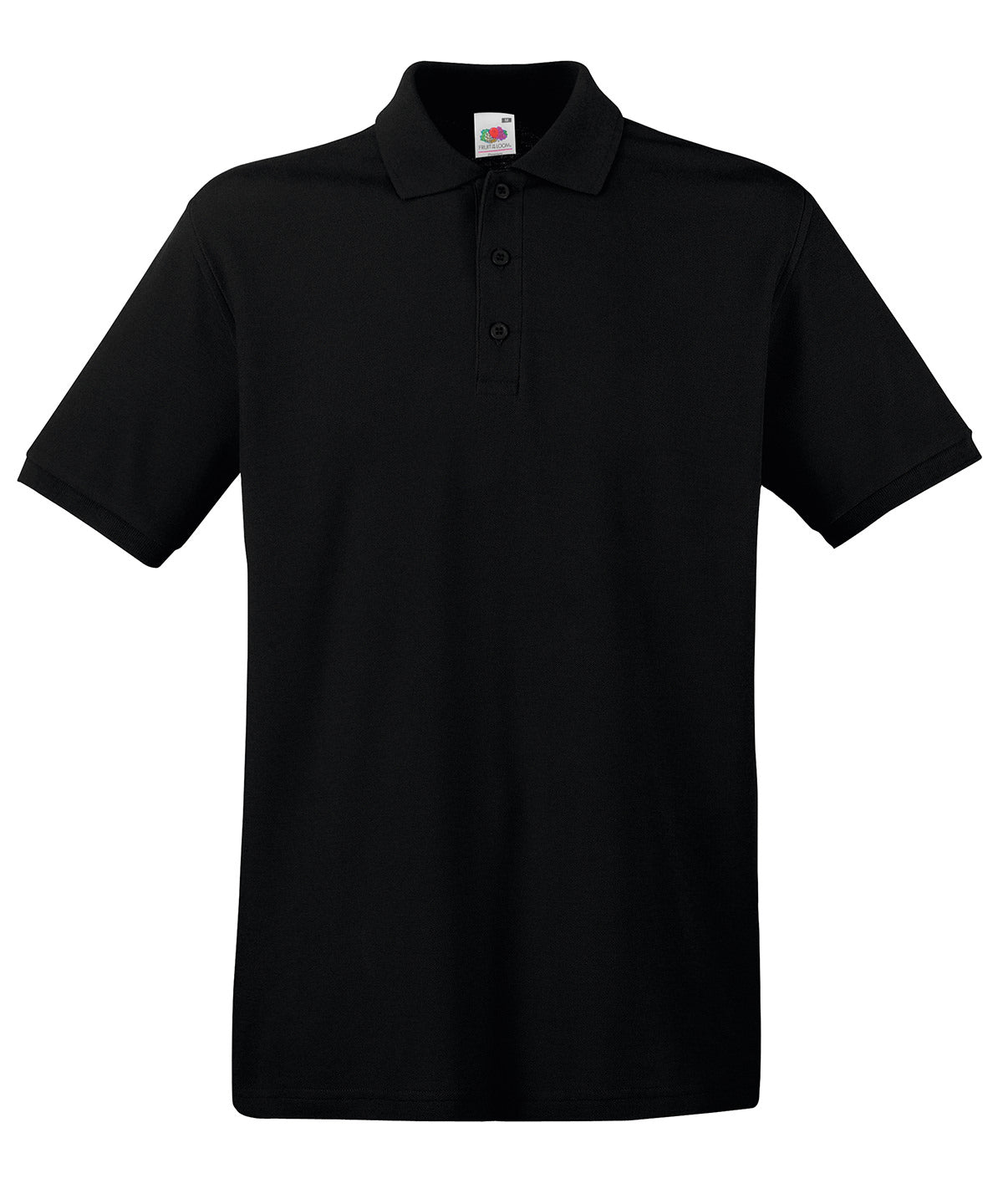 Fruit of the Loom Premium polo Black - S - Polo Shirts