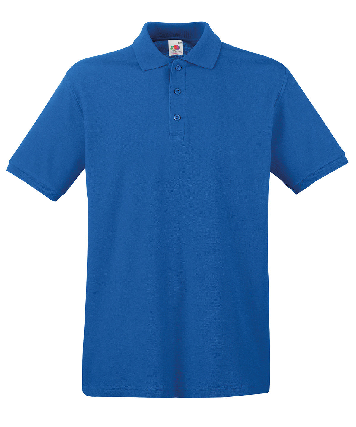 Fruit of the Loom Premium polo Royal Blue - S - Polo Shirts