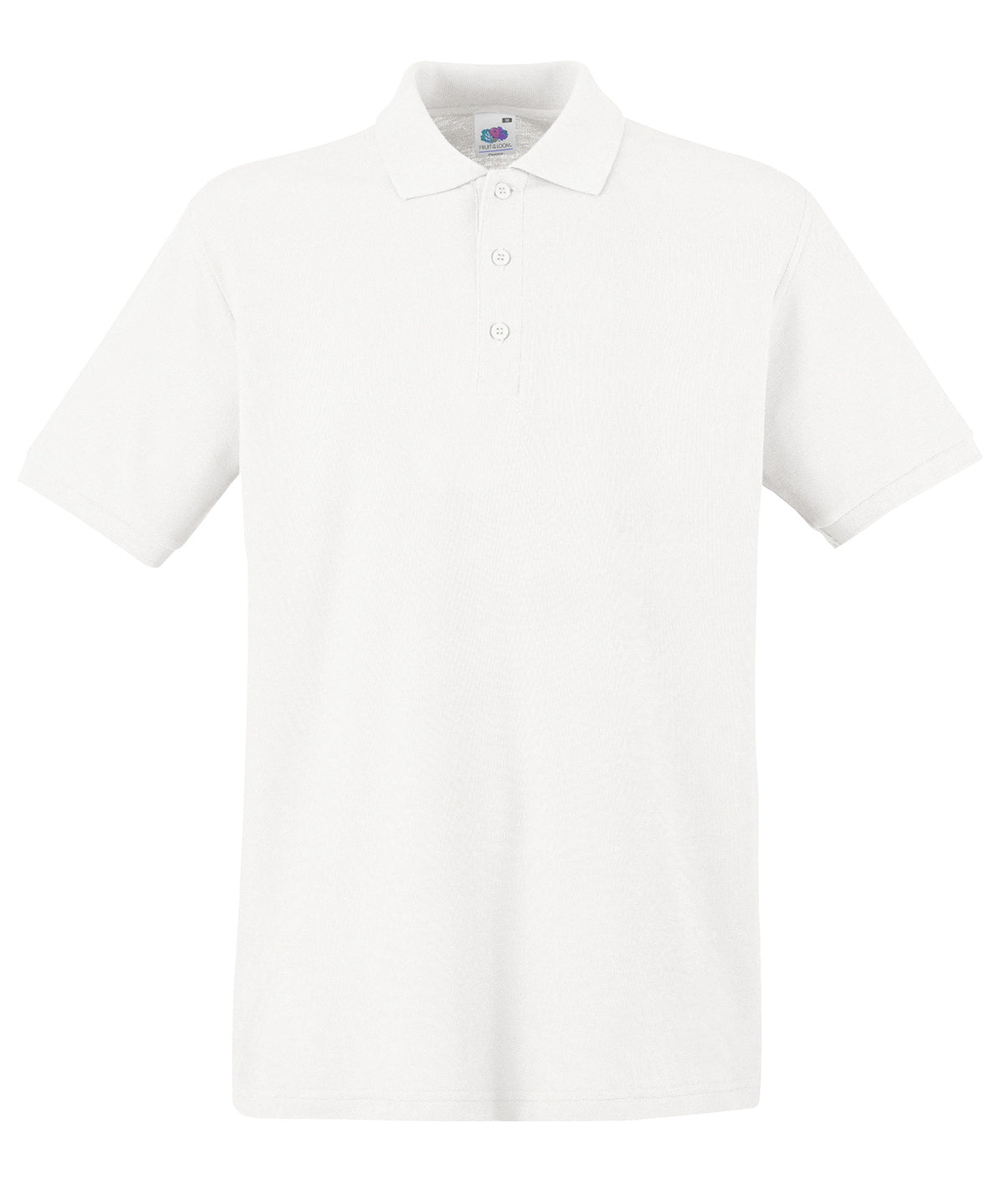 Fruit of the Loom Premium polo White - S - Polo Shirts