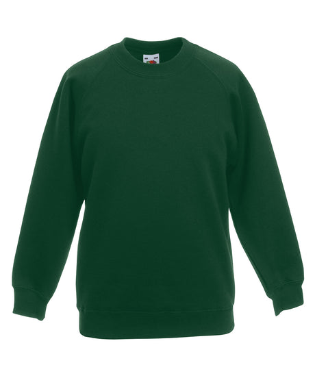 Fruit of the Loom Kids classic raglan sweatshirt