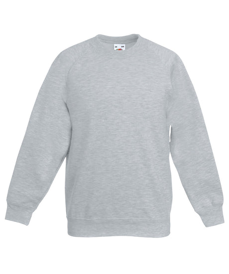 Fruit of the Loom Kids classic raglan sweatshirt