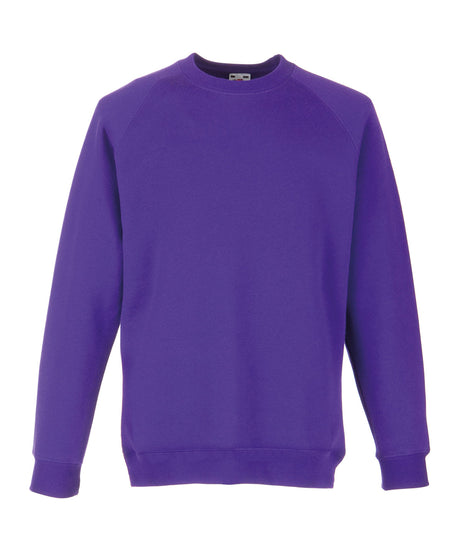 Fruit of the Loom Kids classic raglan sweatshirt