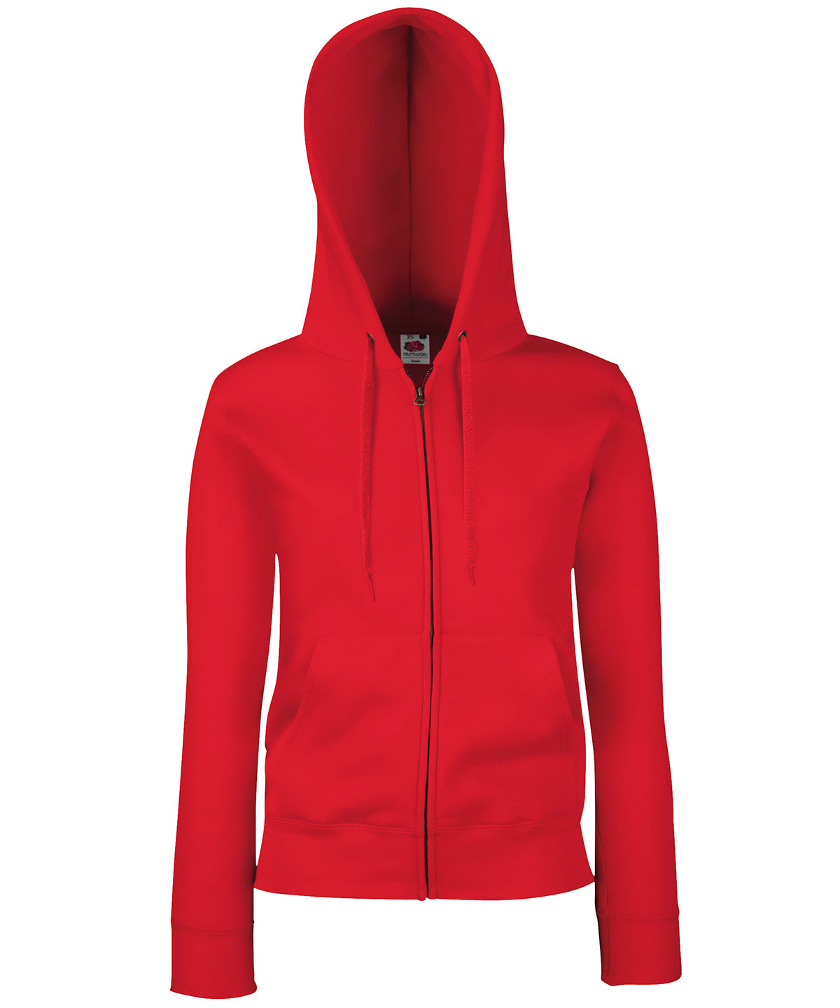 Fruit of the Loom Womens premium 70/30 hooded sweatshirt jacket