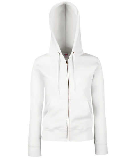 Fruit of the Loom Womens premium 70/30 hooded sweatshirt jacket