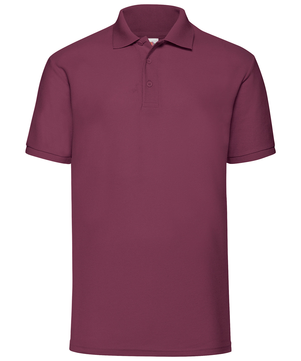 Fruit of the Loom 65/35 Polo Short Sleeve Shirt - Burgundy / S - Shirts