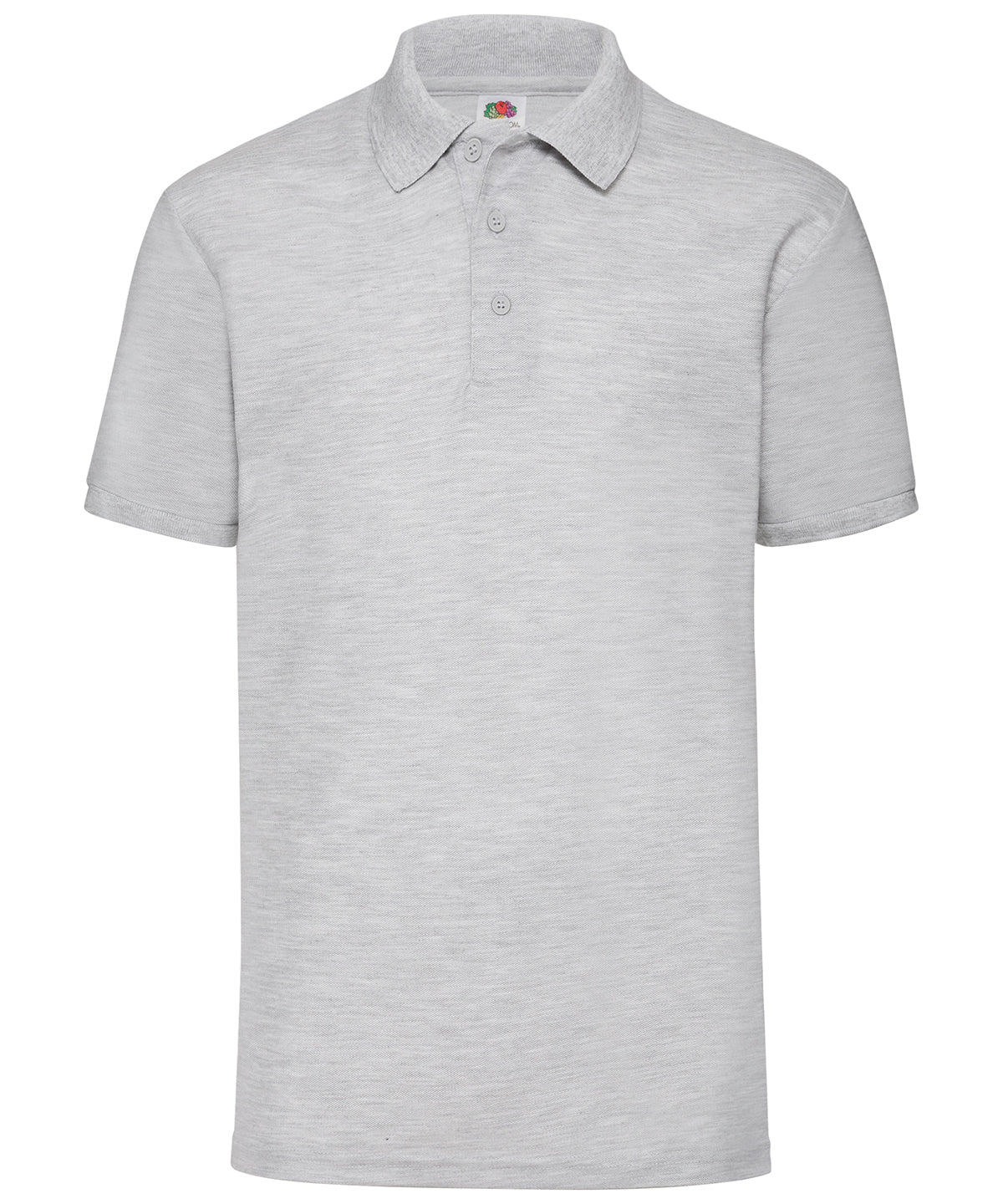 Fruit of the Loom 65/35 Polo Short Sleeve Shirt - Heather Grey / S - Shirts