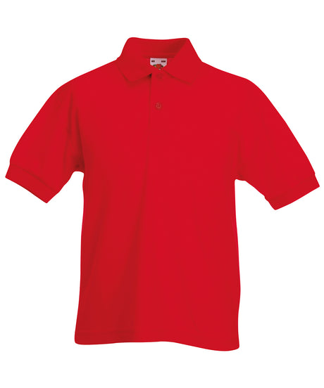 Fruit of the Loom Kids 65/35 piqué polo