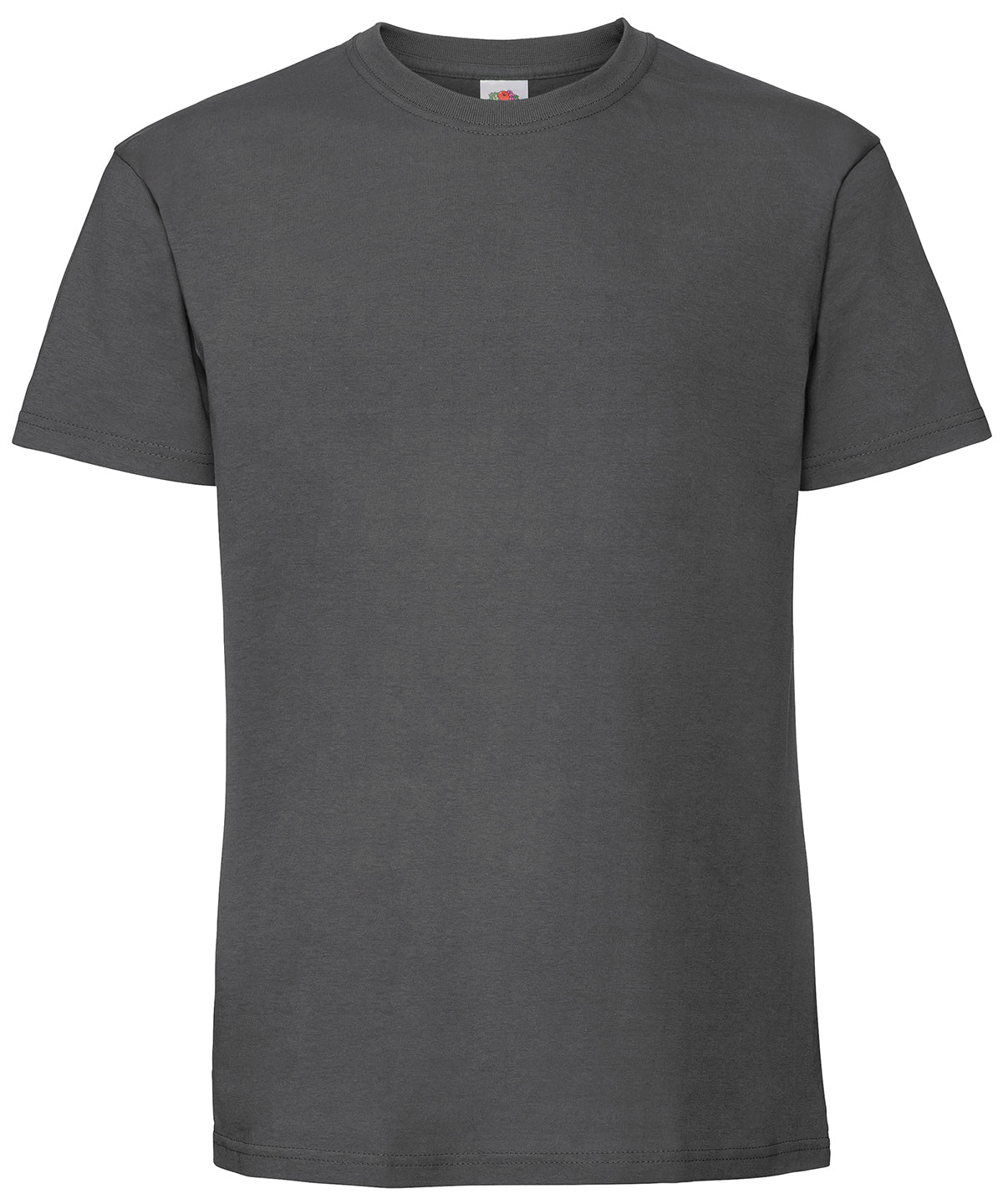 Fruit of the Loom Iconic 195 ringspun premium T Light Graphite - S - T-Shirts