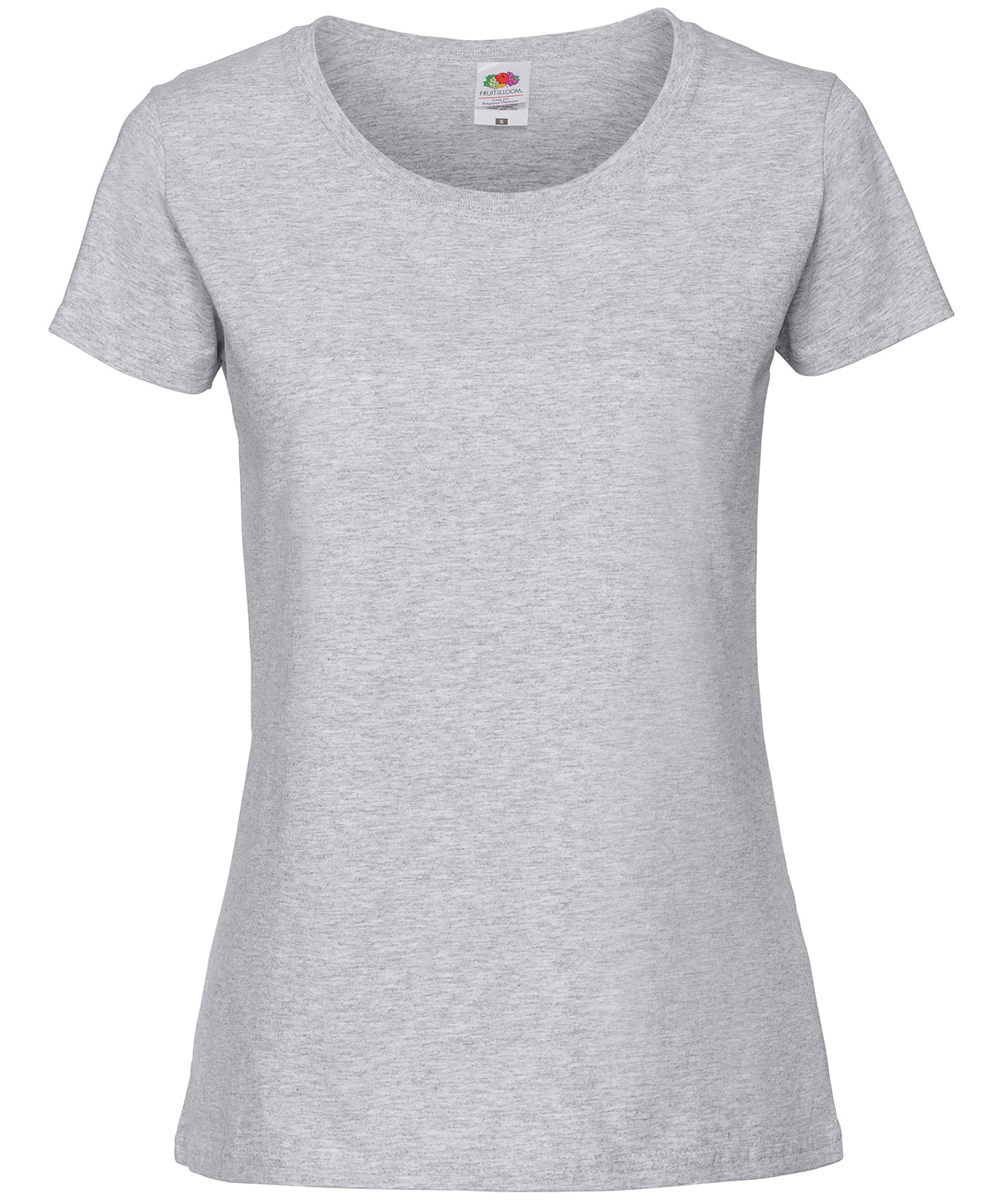 Fruit of the Loom Womens Iconic 195 ringspun premium t-shirt Heather Grey - XS - T-Shirts