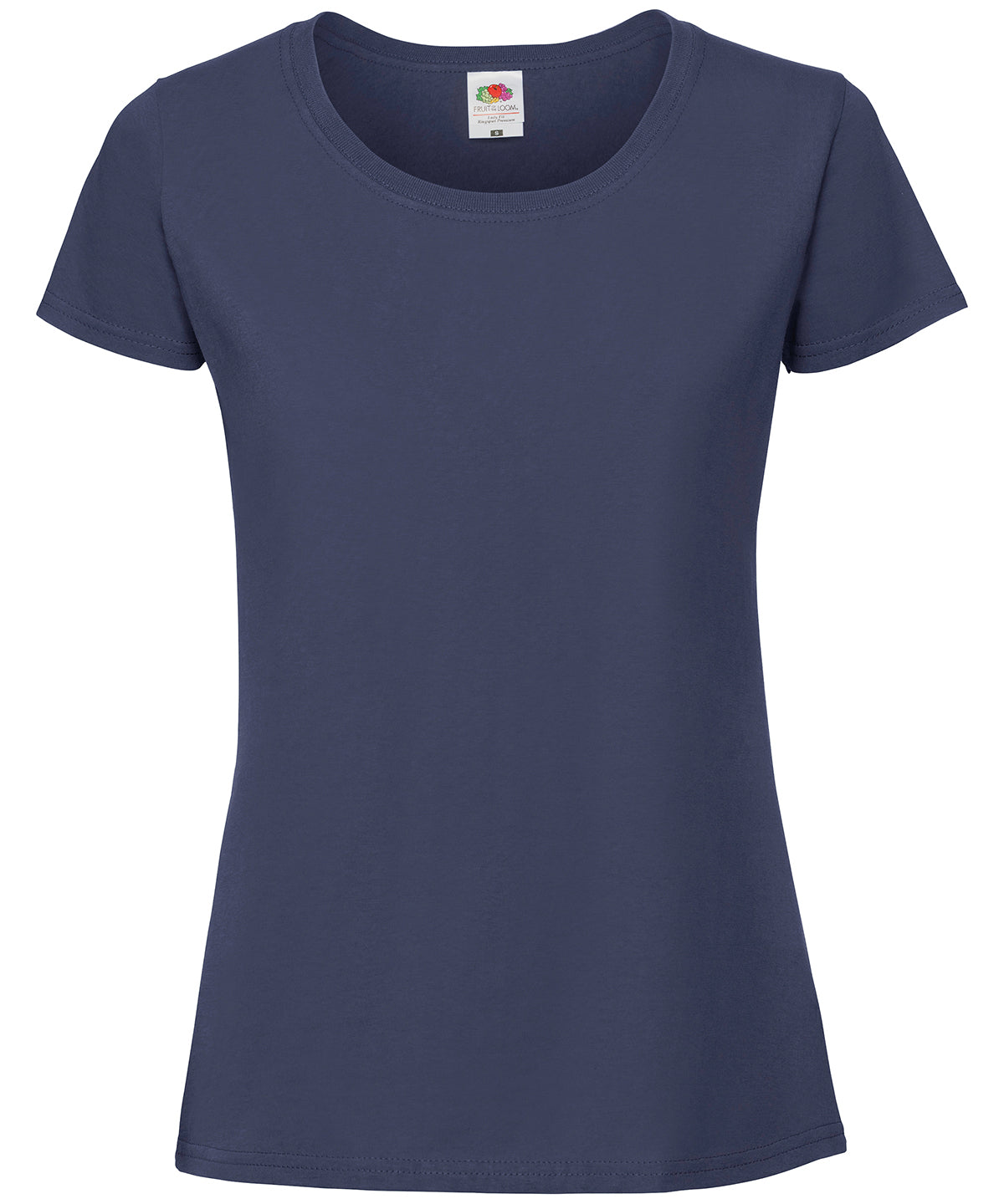 Fruit of the Loom Womens Iconic 195 ringspun premium t-shirt Navy