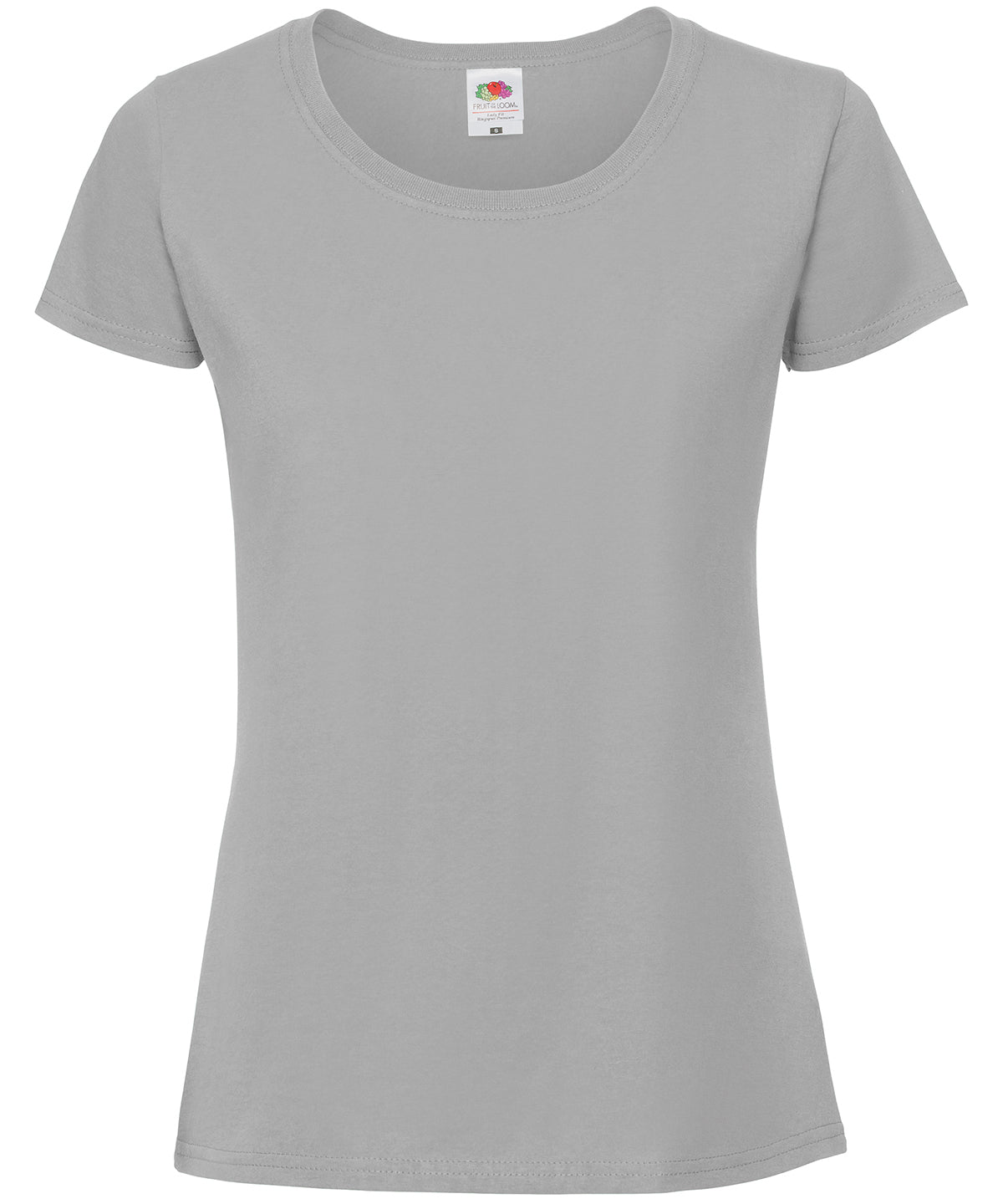 Fruit of the Loom Womens Iconic 195 ringspun premium t-shirt Zinc