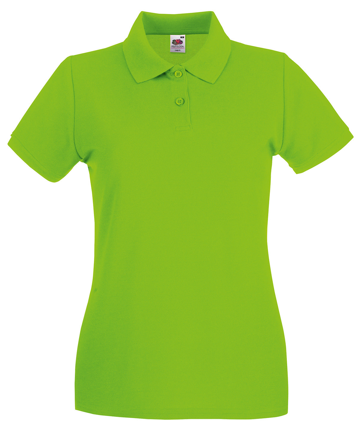 Fruit of the Loom Women’s Premium Polo Shirt - Lime / XS - Shirts