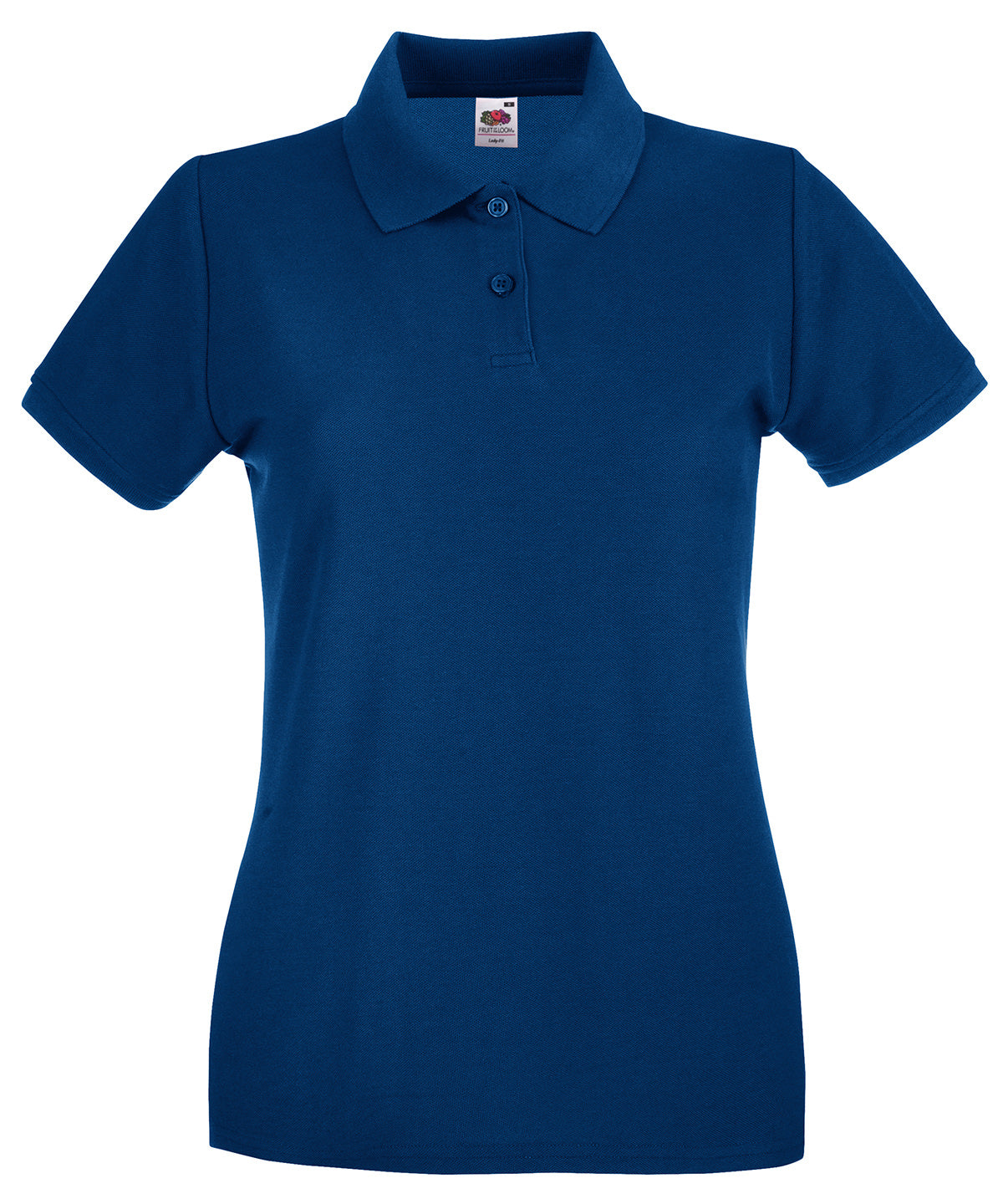 Fruit of the Loom Women’s Premium Polo Shirt - Navy / XS - Shirts