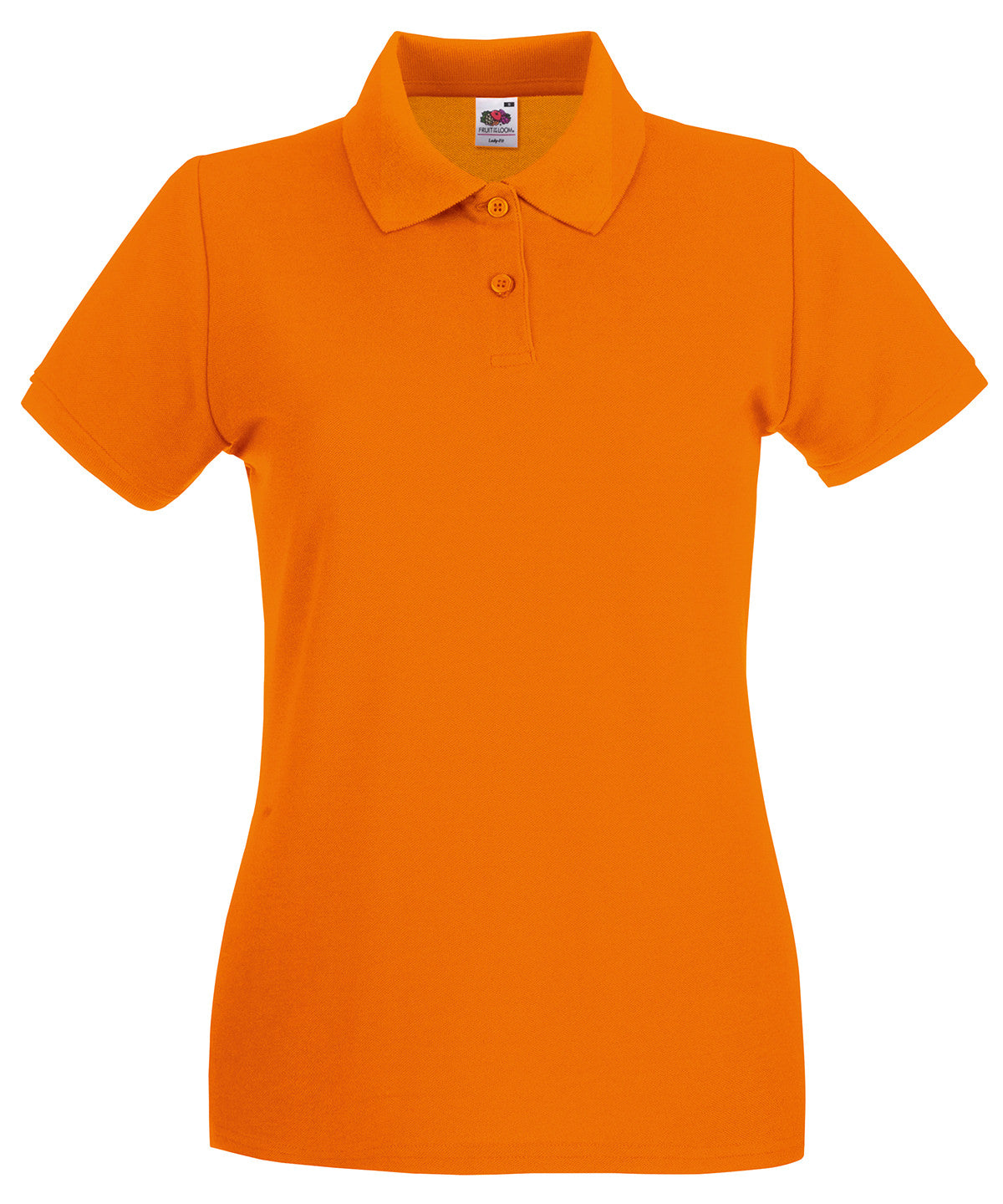 Fruit of the Loom Women’s Premium Polo Shirt - Orange / XS - Shirts