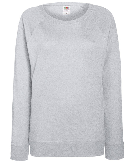 Fruit of the Loom Women's lightweight raglan sweatshirt
