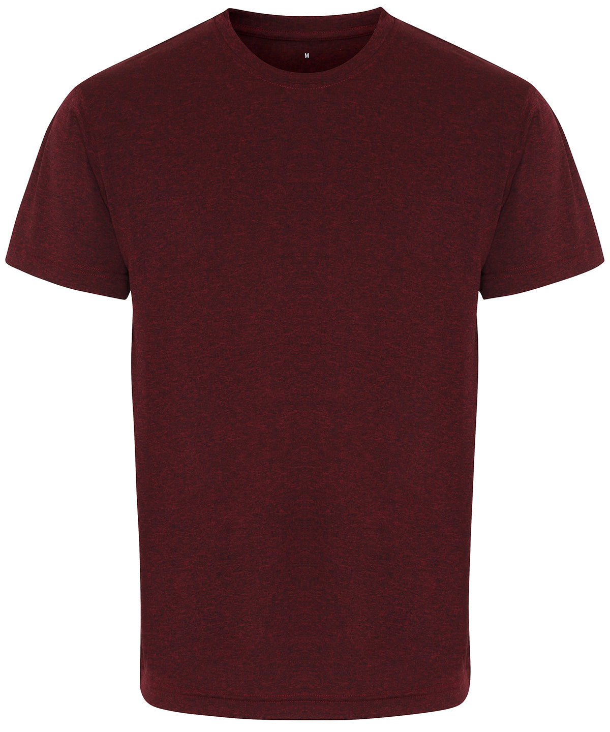 TriDri Performance T-Shirt Burgundy/ Black Melange - S - T-Shirts