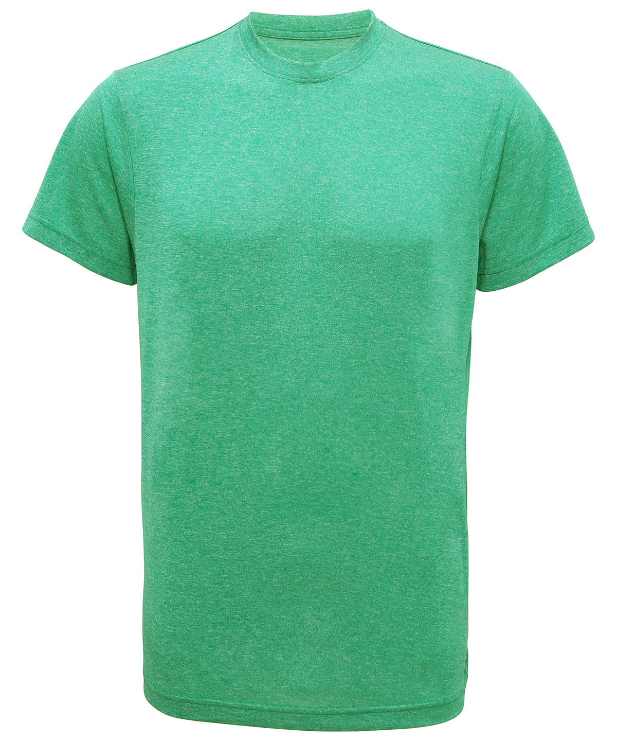 TriDri Performance T-Shirt Green Melange - S - T-Shirts