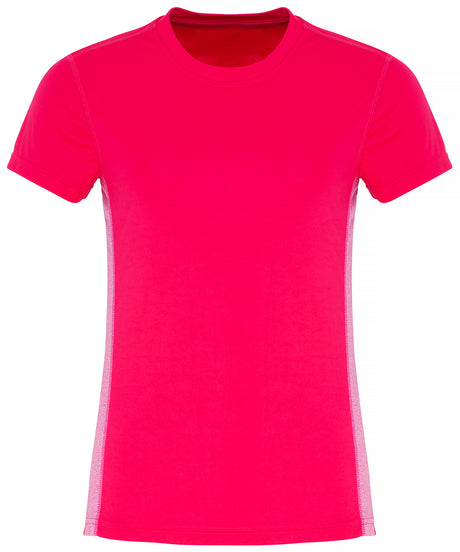 TriDri Womens Contrast Panel Performance T-Shirt