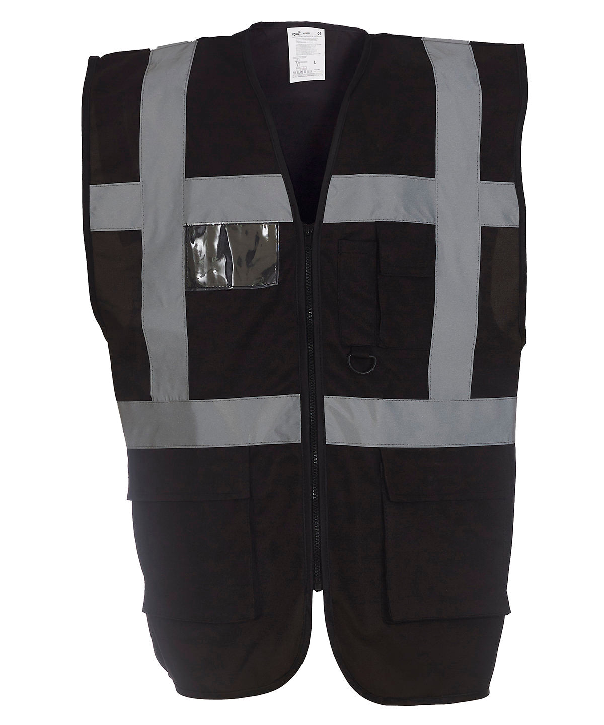 Yoko Multifunctional Executive Hi-Vis Waistcoat - Black / S - Vest