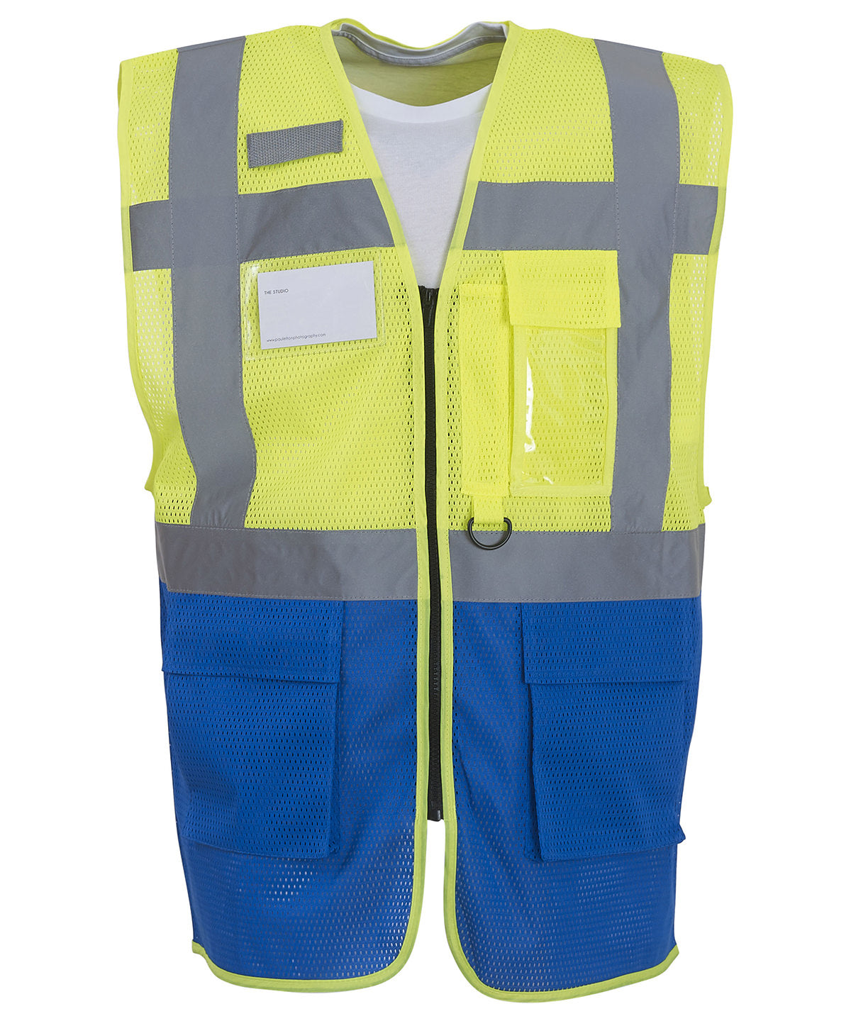 Yoko Hi-Vis Top Cool Open-Mesh Executive Waistcoat