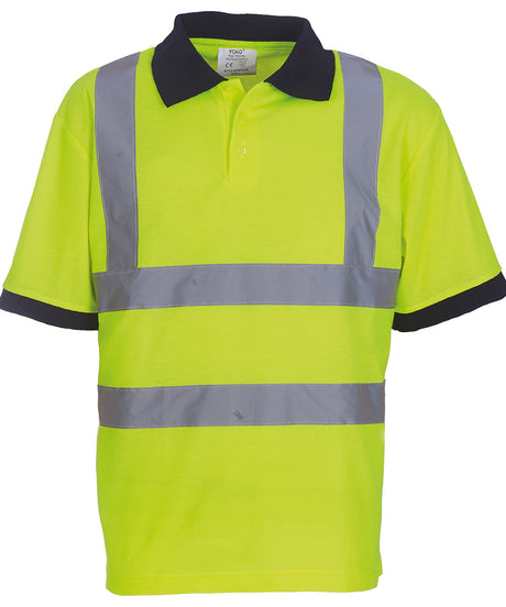 Yoko Hi-Vis Short Sleeve Polo