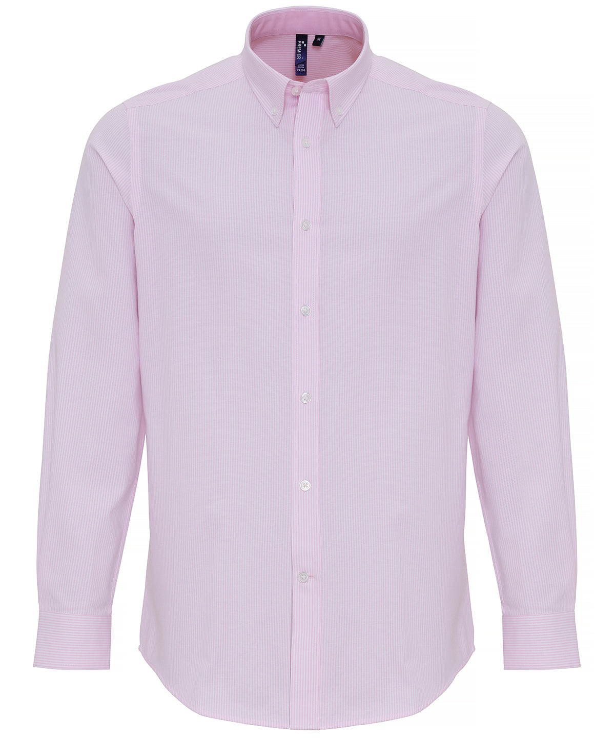 Premier Cotton-rich Oxford stripes shirt