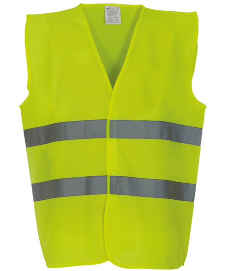 Yoko Hi-Vis 2-Band Waistcoat