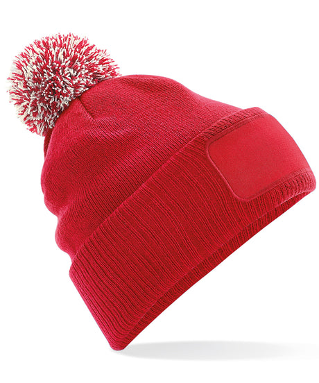 Beechfield Snowstar patch beanie