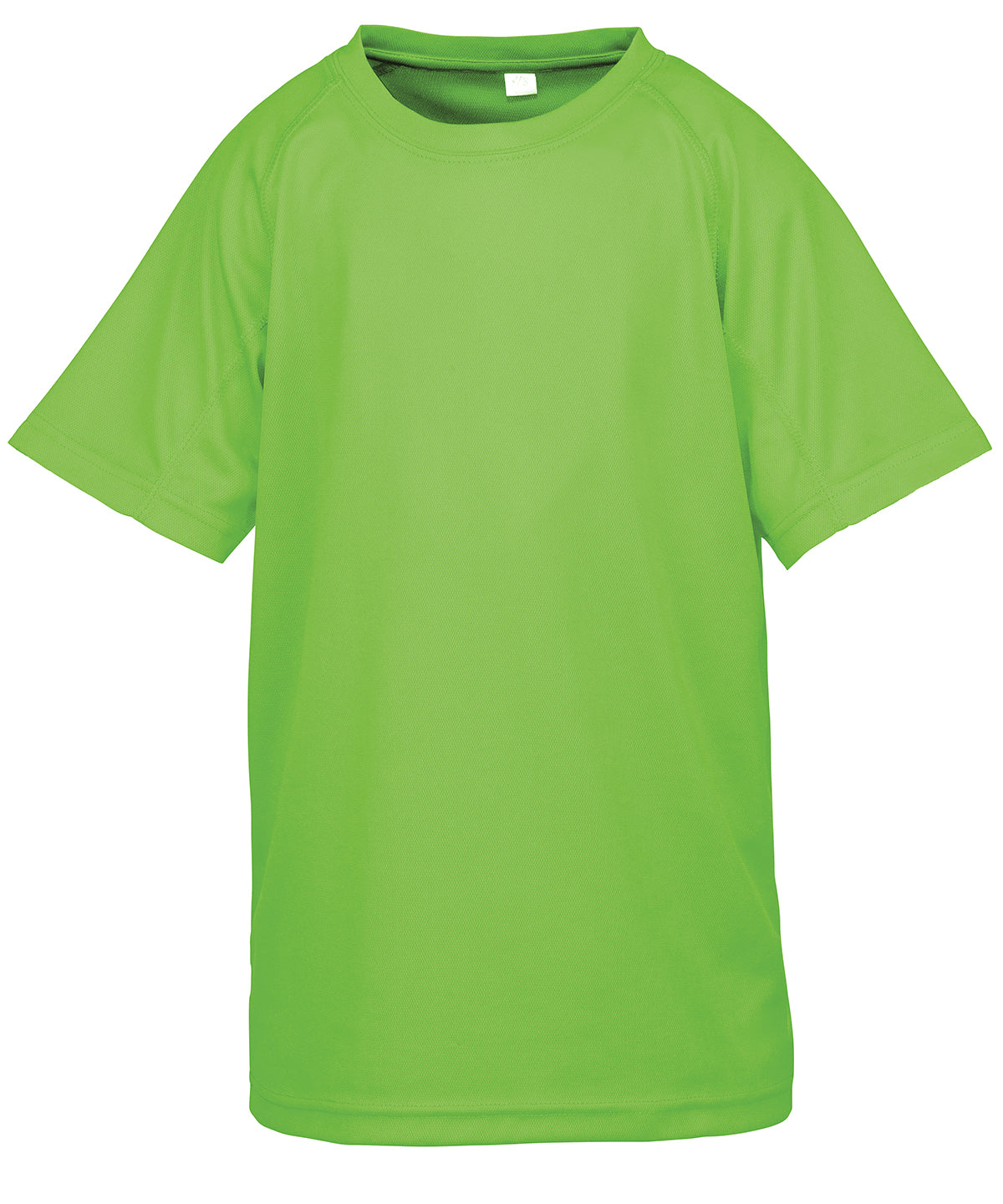 Spiro Junior Performance Aircool Tee - Lime / XS - T-Shirts