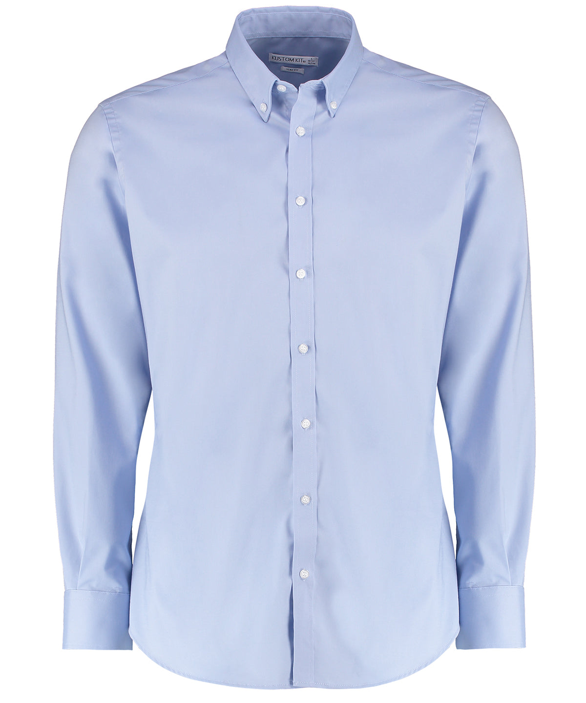 Kustom Kit Stretch Oxford shirt long-sleeved