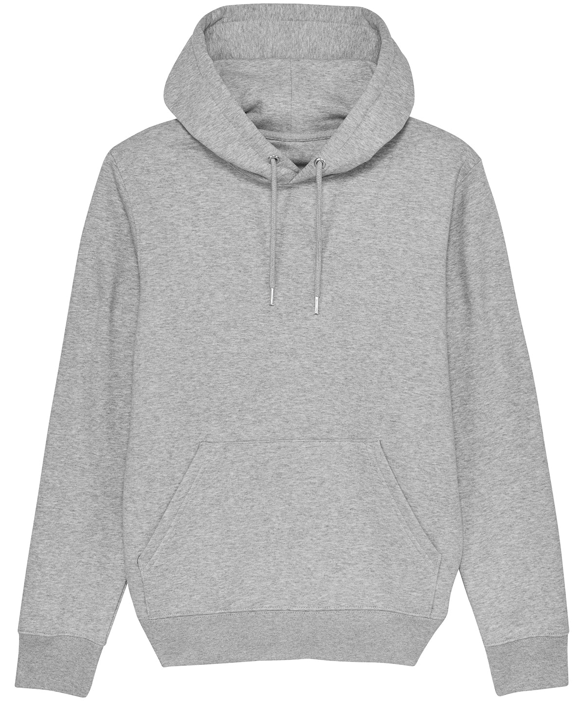 Stanley/Stella Unisex Cruiser Iconic 2.0 Hoodie Sweatshirt - Heather Grey / XXS / 85% organic cotton and 15% recycled