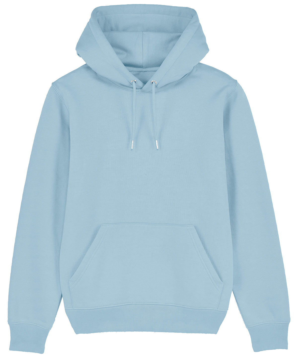 Stanley/Stella Unisex Cruiser Iconic 2.0 Hoodie Sweatshirt - Sky Blue / XXS / 85% organic cotton and 15% recycled