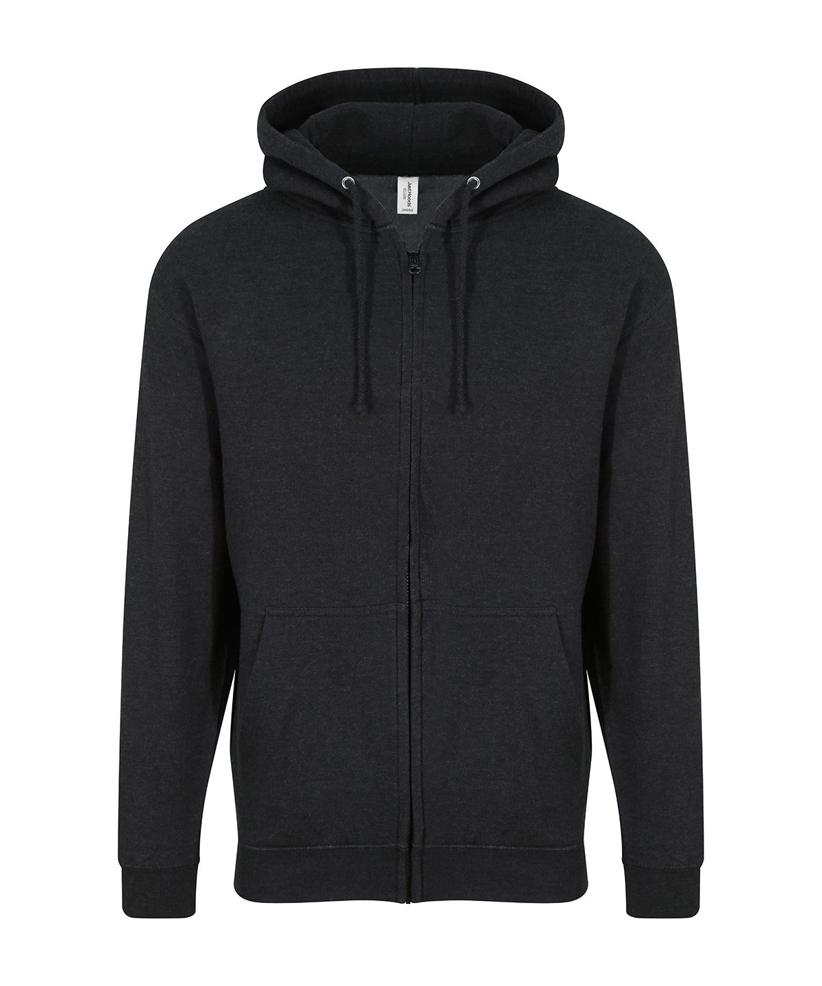 AWDis Zoodie Hooded Sweatshirt - Black Smoke / S - Hoodies