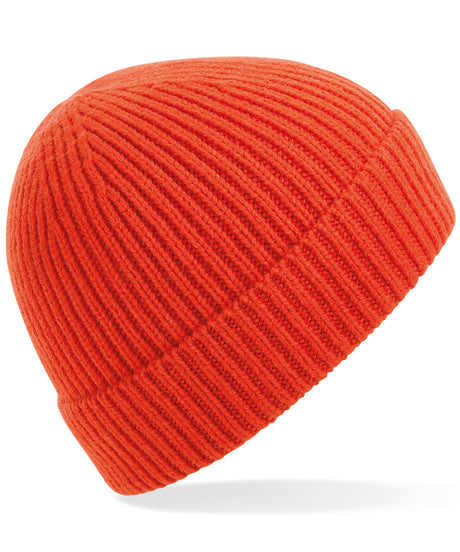 Beechfield Engineered knit ribbed beanie