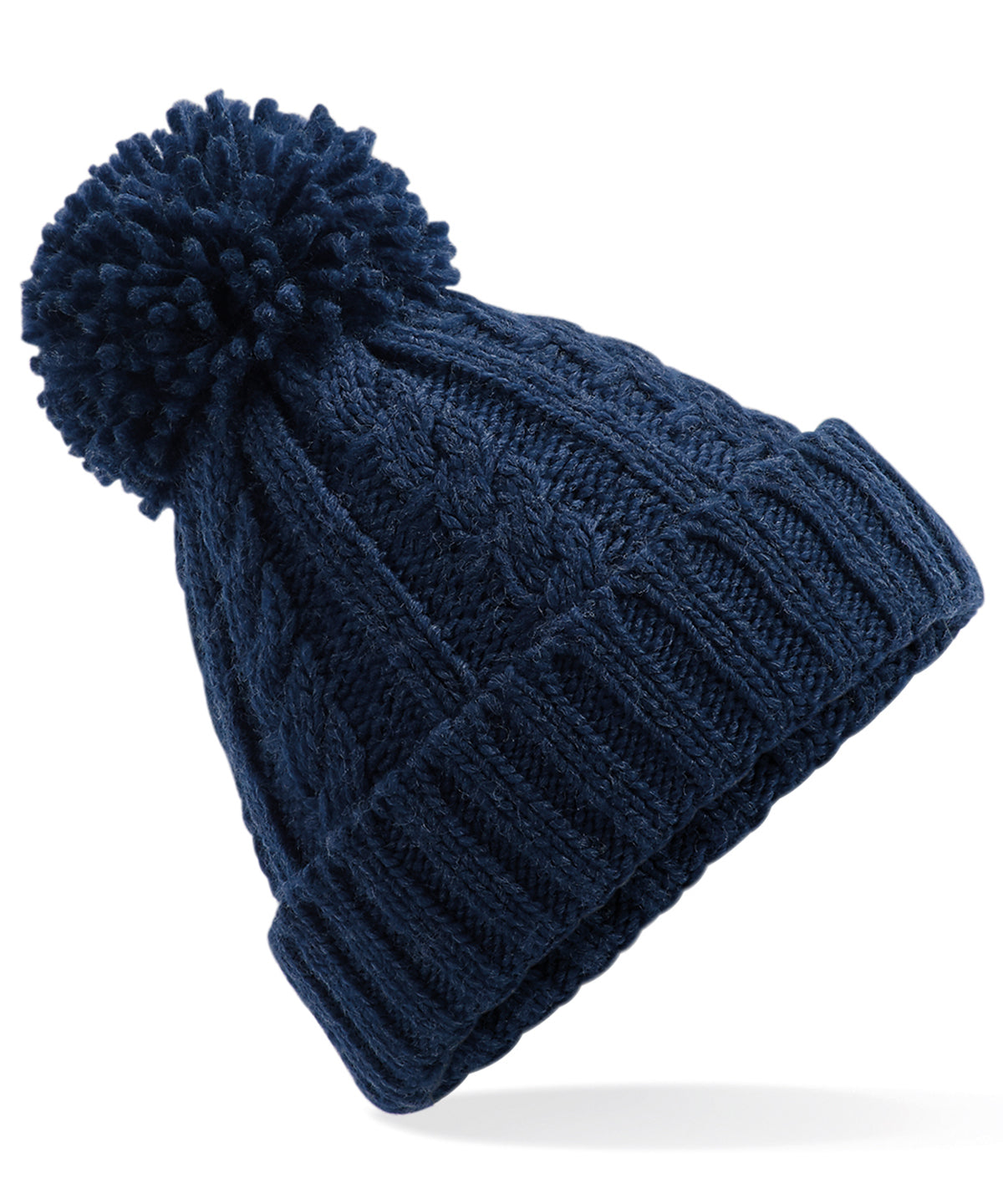 Beechfield Cable knit melange beanie