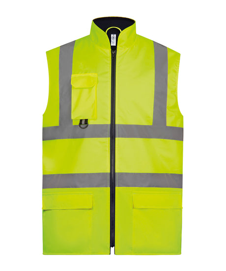 Yoko Hi-Vis Padded Bodywarmer