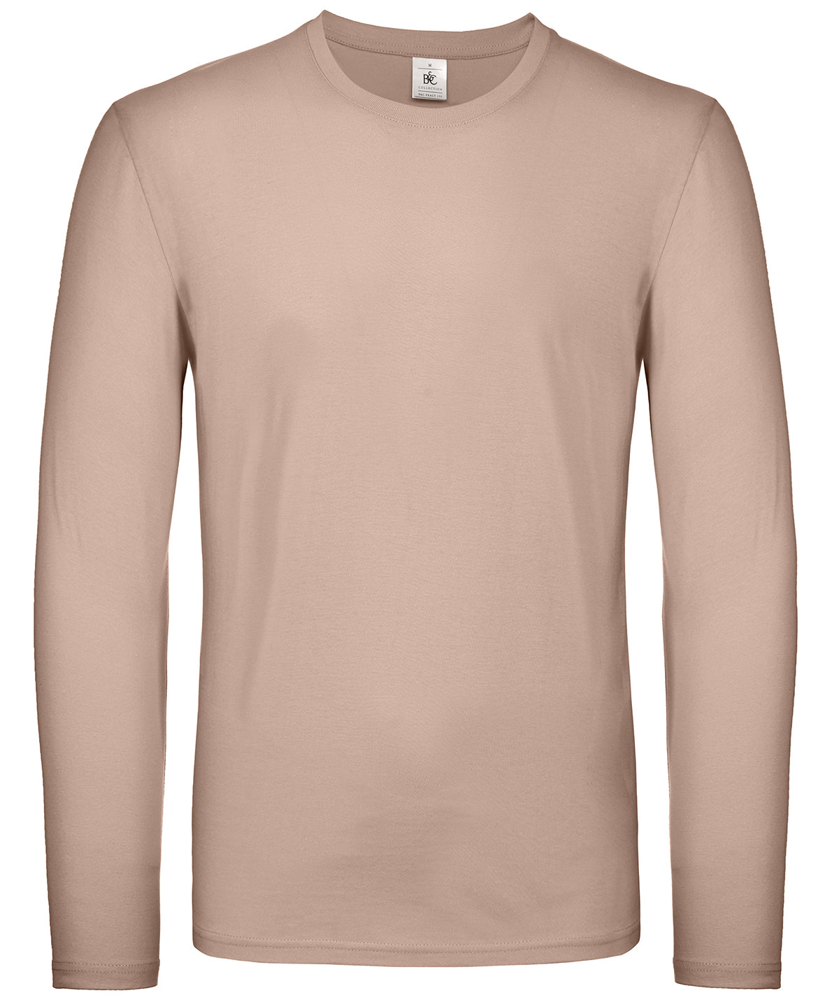 B&C Collection E150 Long Sleeve T-Shirts - Millennial Pink / S / Unisex