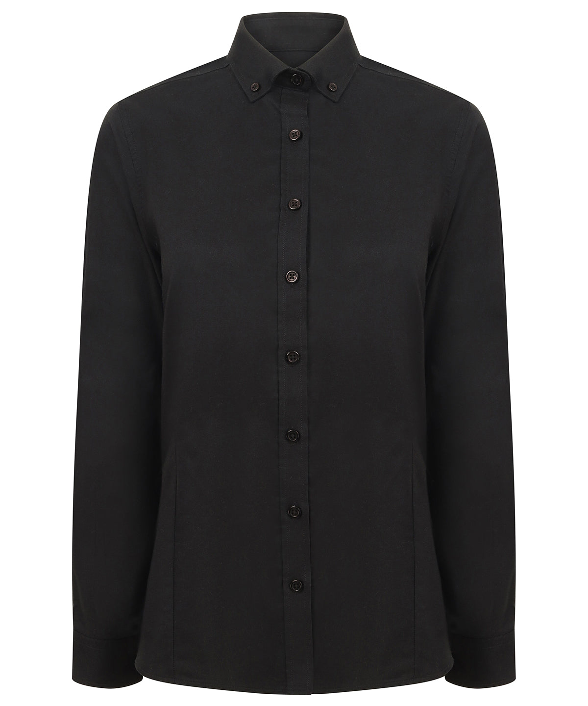 Henbury Women's modern long sleeve Oxford shirt