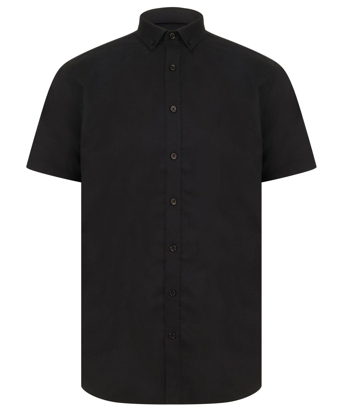 Henbury Modern short sleeve Oxford shirt