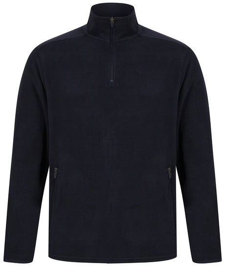 Henbury ¼ zip microfleece jacket