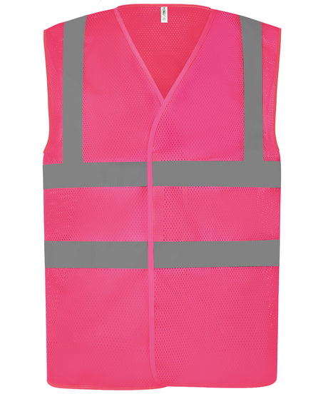 Yoko Top Cool Open Mesh 2-Band-And-Braces Waistcoat