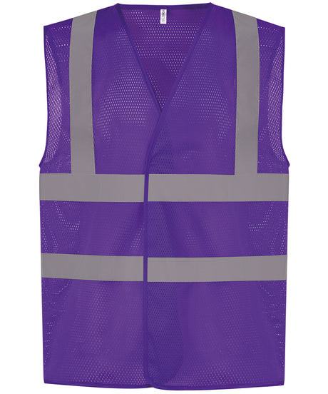 Yoko Top Cool Open Mesh 2-Band-And-Braces Waistcoat