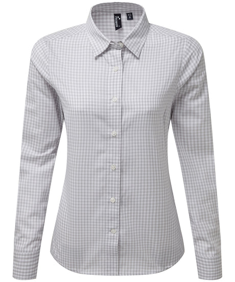 Premier Women's Maxton check long sleeve shirt
