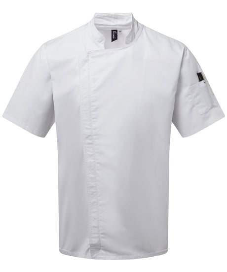 Premier Chef's zip-close short sleeve jacket