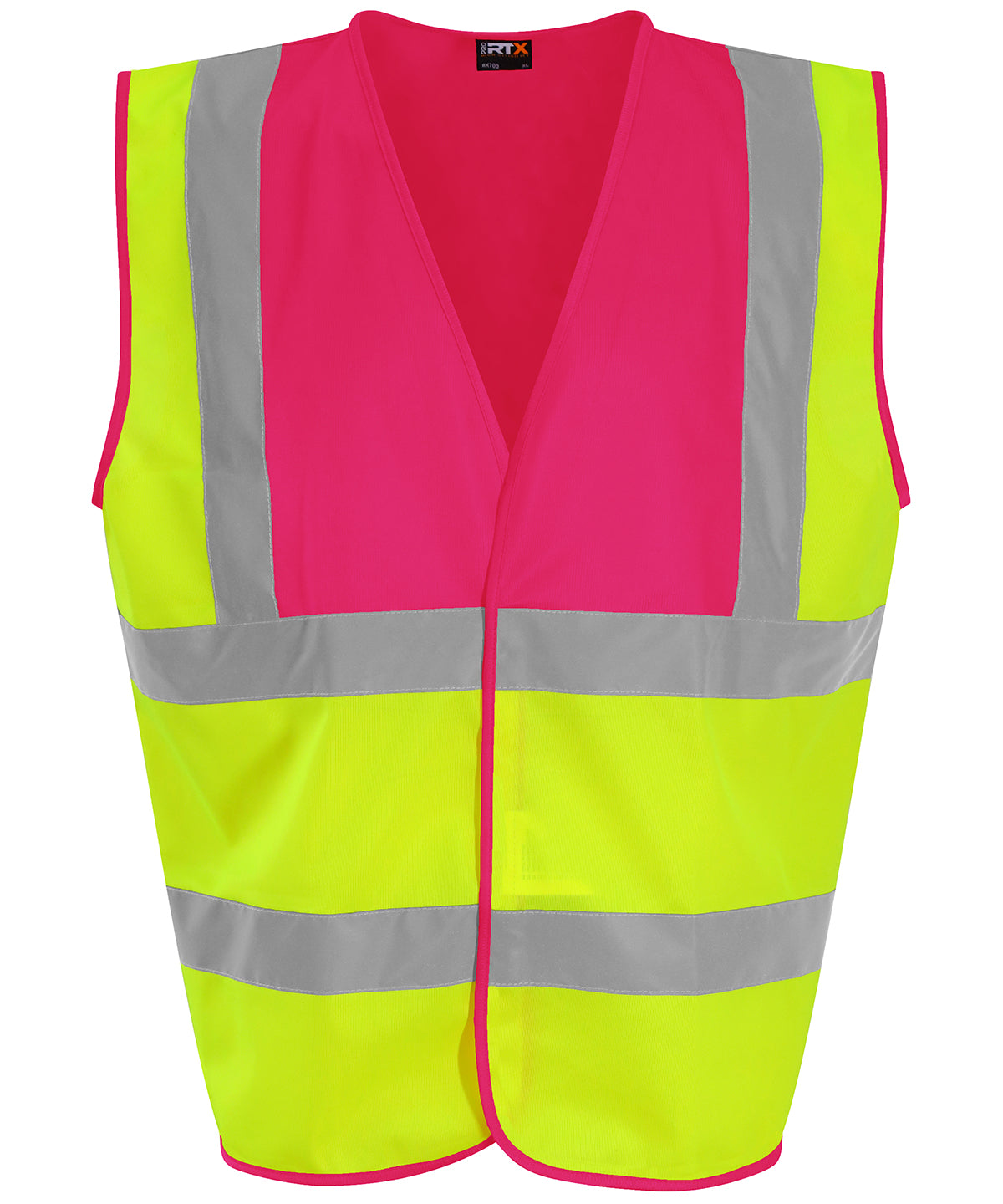 ProRTX High Visibility Waistcoat Unisex - HV Yellow/Pink / S - Safety Vests