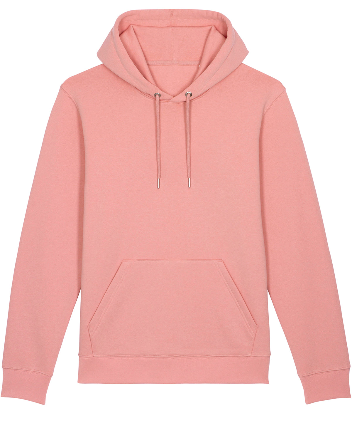Stanley/Stella Unisex Cruiser Iconic 2.0 Hoodie Sweatshirt - Canyon Pink / XXS / 85% organic cotton and 15% recycled